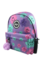 Backpack Iconic Purple Happy Flowers — image 2