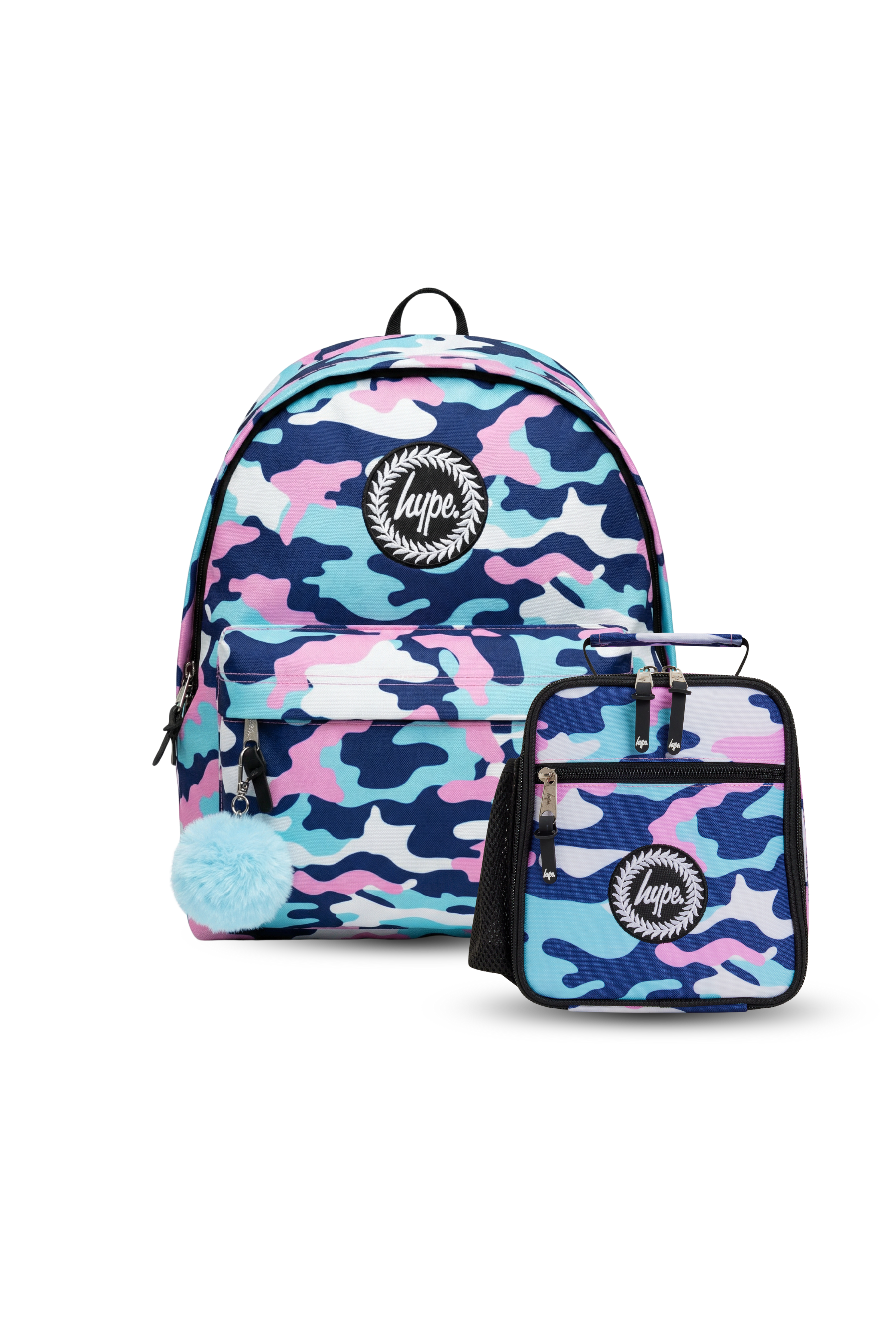 Pink / Blue Evie Camo Set of 2