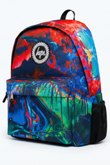 Hype Dream Splash backpack front view — vibrant print and durable build