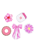 Pink Aesthetic Sticker Pack, Set of 5