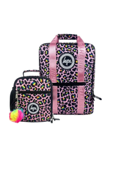 Hype Pink Disco Leopard girls' school bag set — bold design for school in UAE