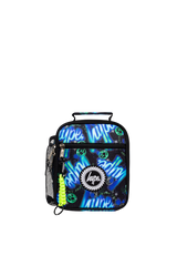 Hype Electric Smile school bag set open interior — compartments and features