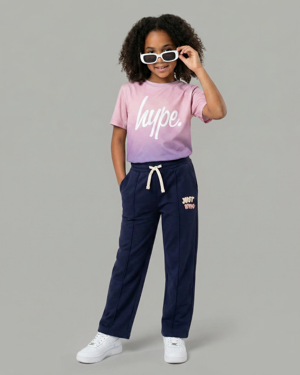 Hype Girls Pink Pastel Ombre T-Shirt
