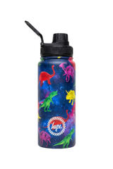 Hype Space Dinosaurs insulated water bottle — bold design for school in UAE