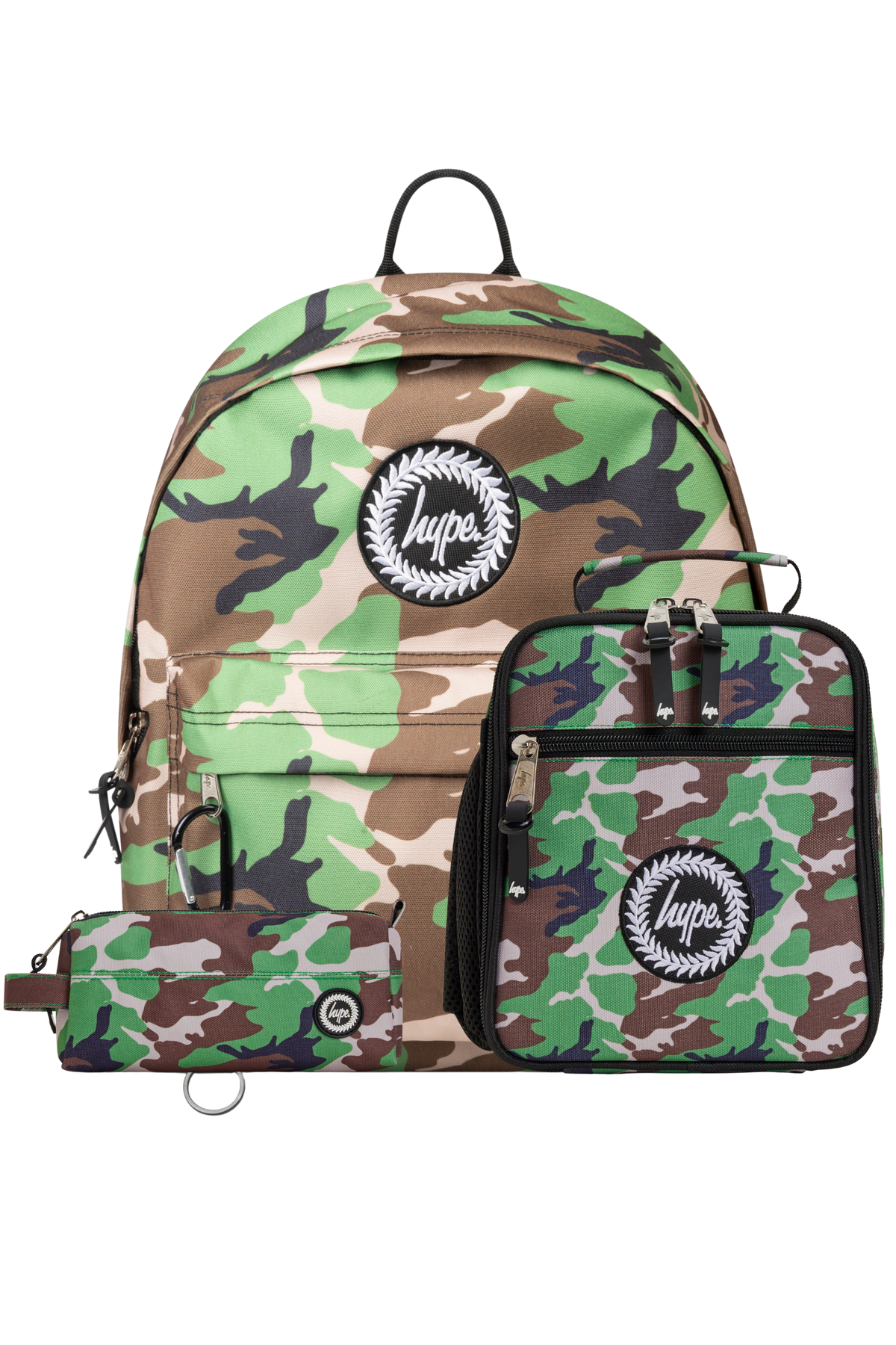 Hype Camo Crest school bag set — bold design for school in UAE