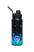 Insulated Bottle - 600ml Black 3D Droplets