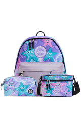 Hype Purple/Green Starfish school bag set — bold design for school in UAE