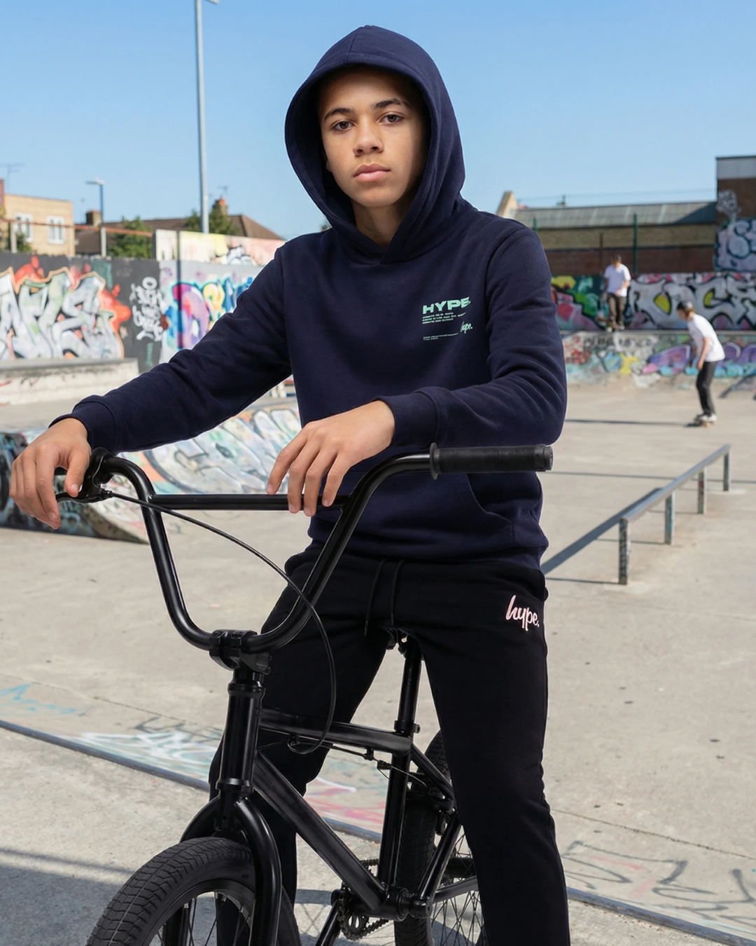 Hype Boys Navy Explore Hoodie