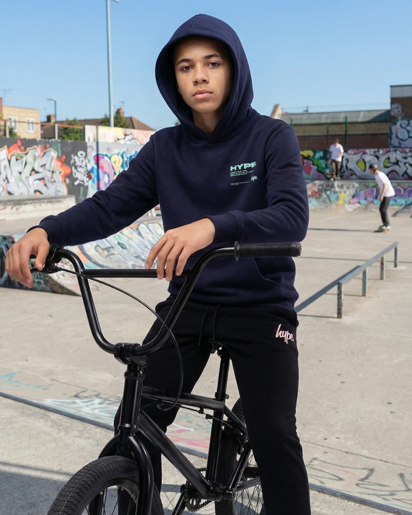 Hype Boys Navy Explore Hoodie