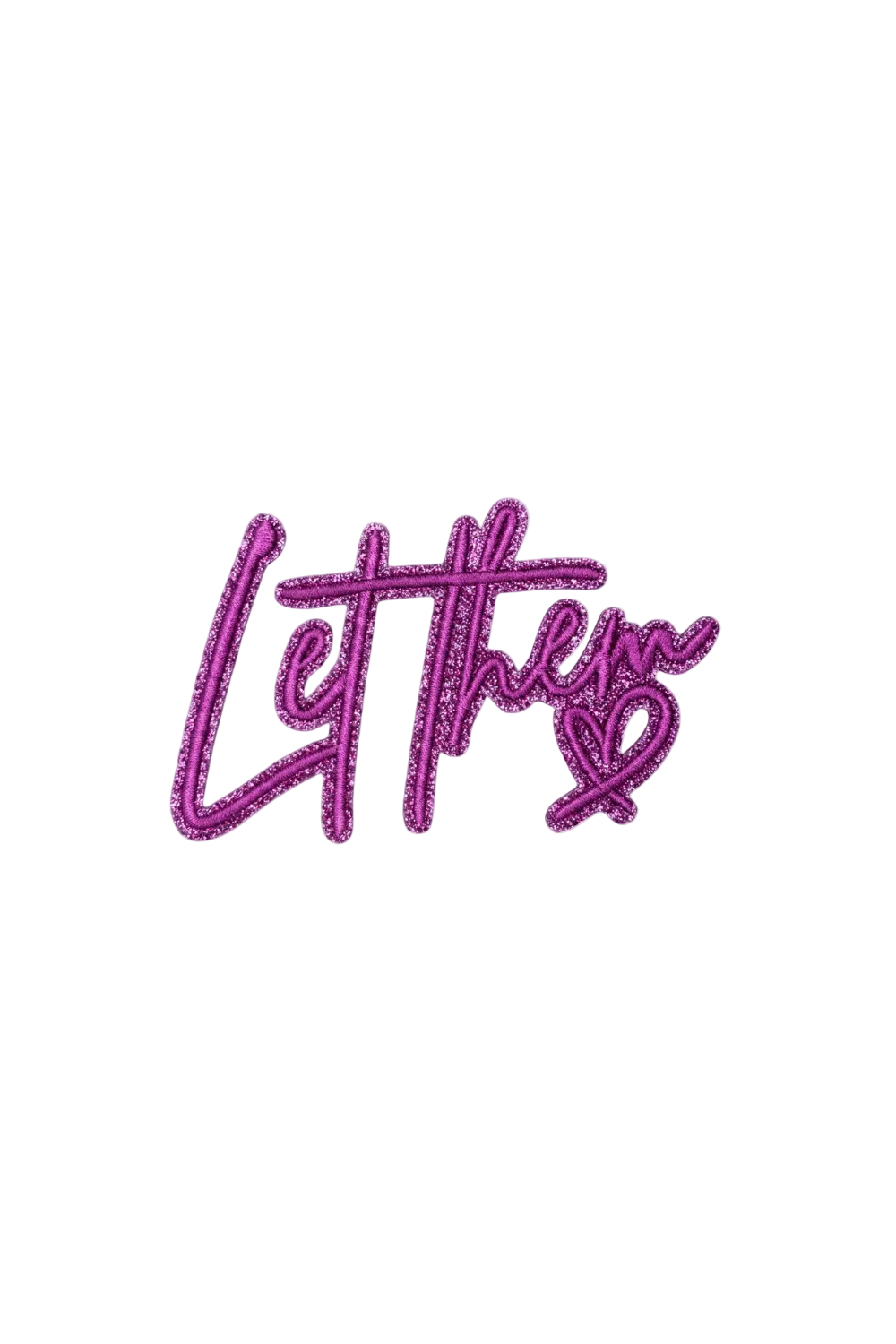 Pink “Let Them” Iron-On Patch