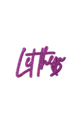 Pink “Let Them” Iron-On Patch