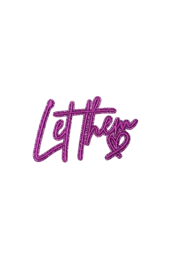 Pink “Let Them” Iron-On Patch