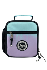 Lunch Bag Insulated Lilac & Teal Drips