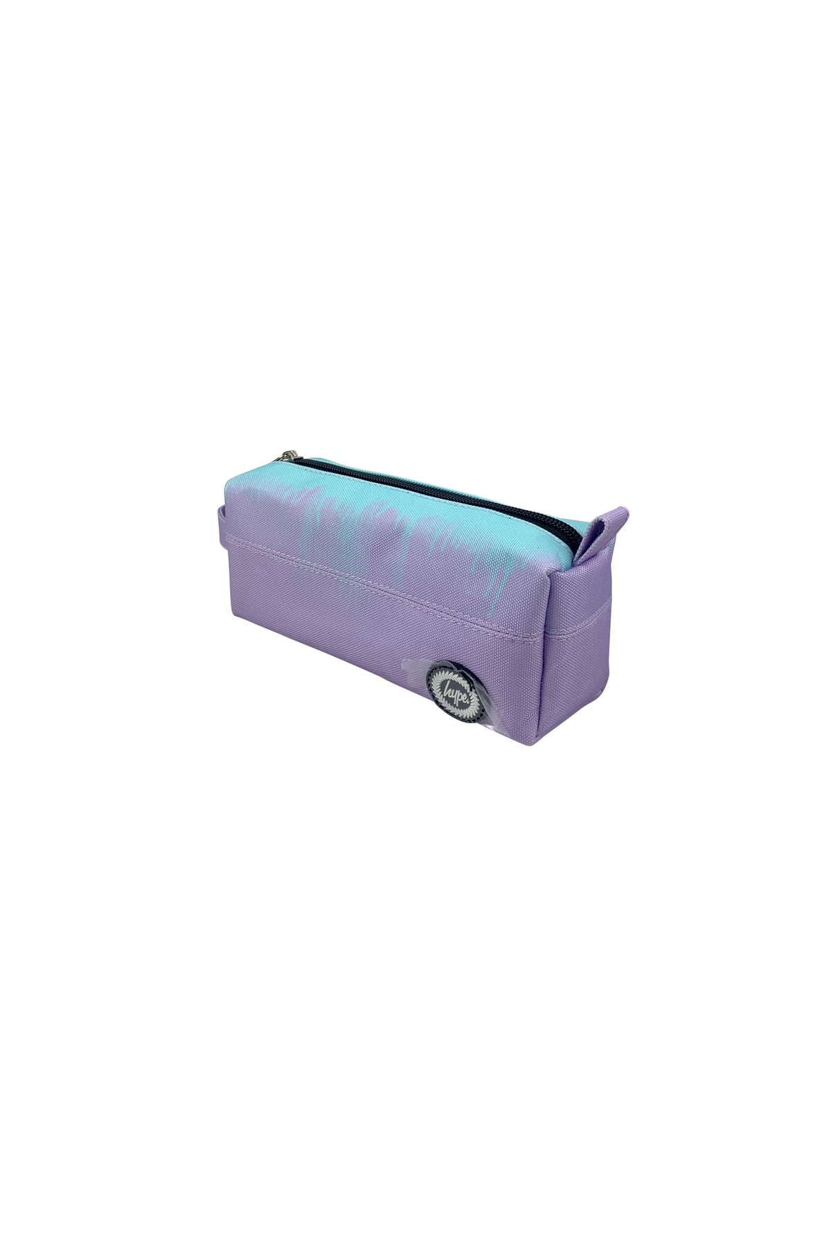 Pencil Case Classic Lilac & Teal Drips