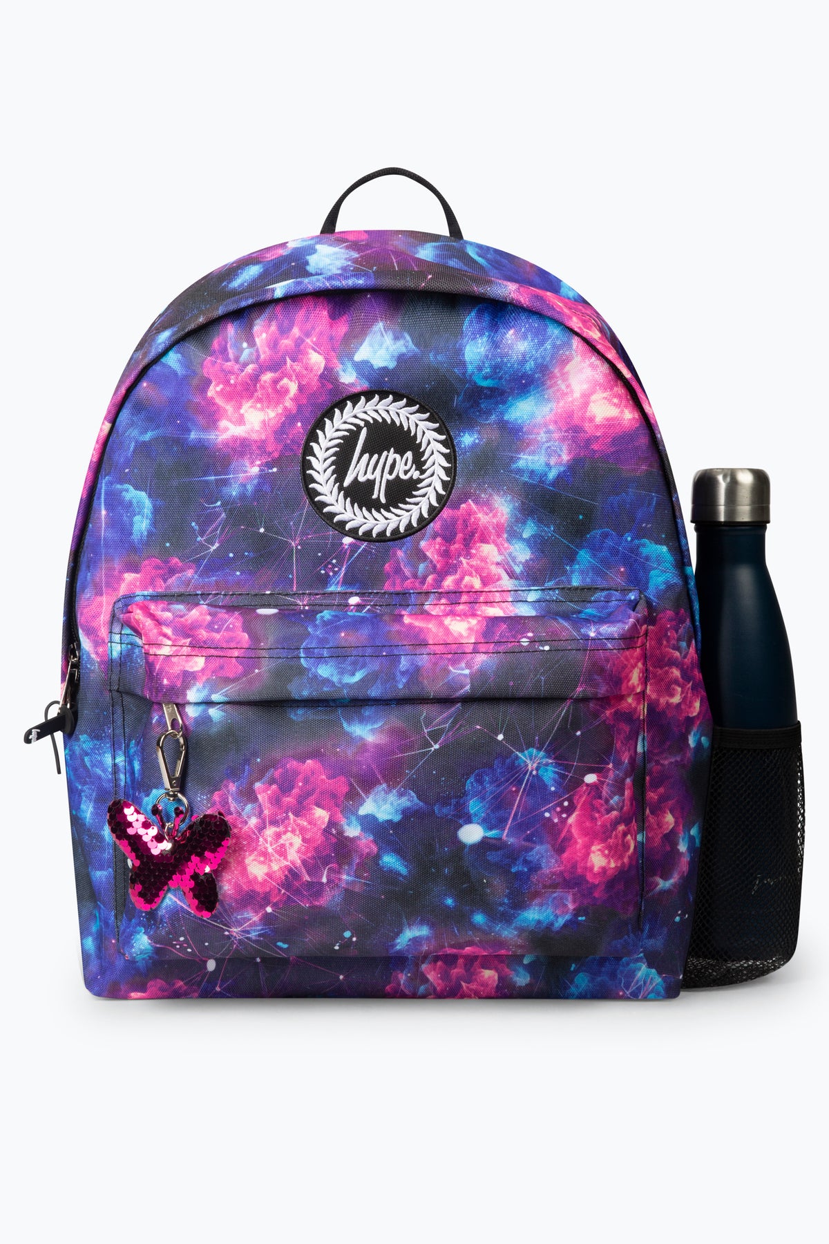Hype Space Clusters backpack worn by teen — ideal school bag UAE
