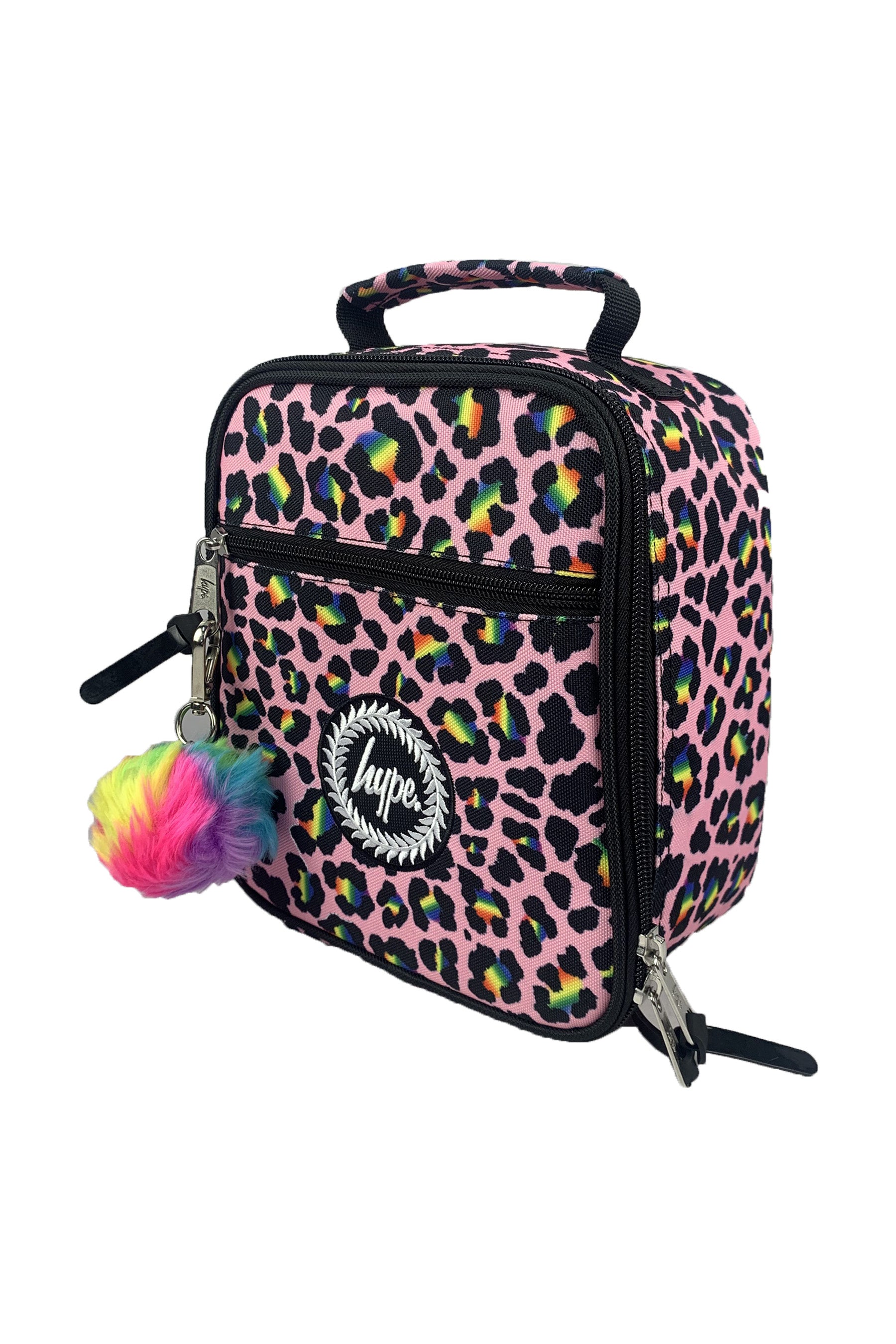 Lunch Bag Insulated Rainbow Leopard
