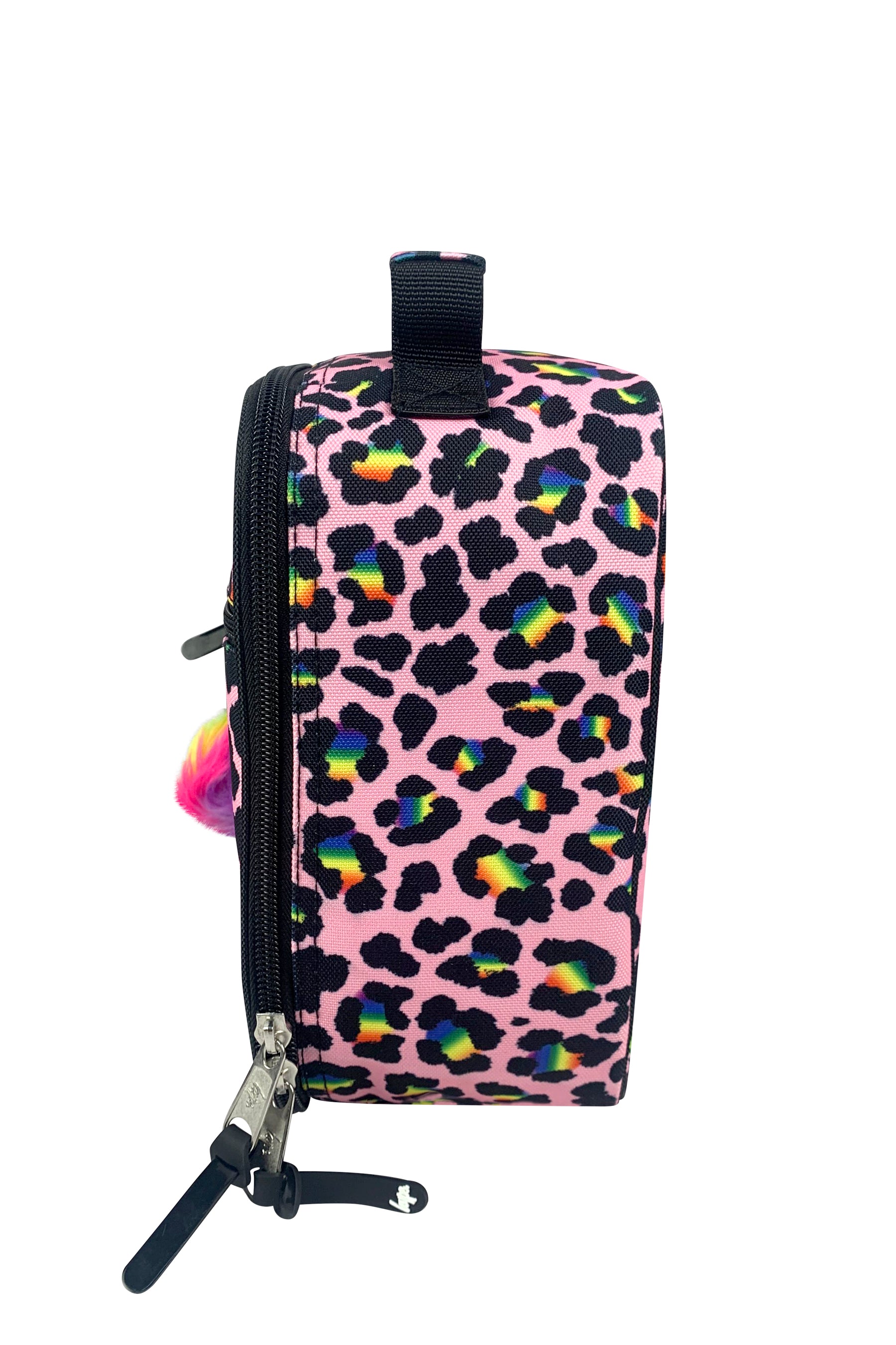 Insulated Lunch Bag - Pink Disco Leopard