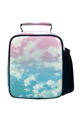 Hype Cloud Fade insulated lunch bag — close-up of logo and design details