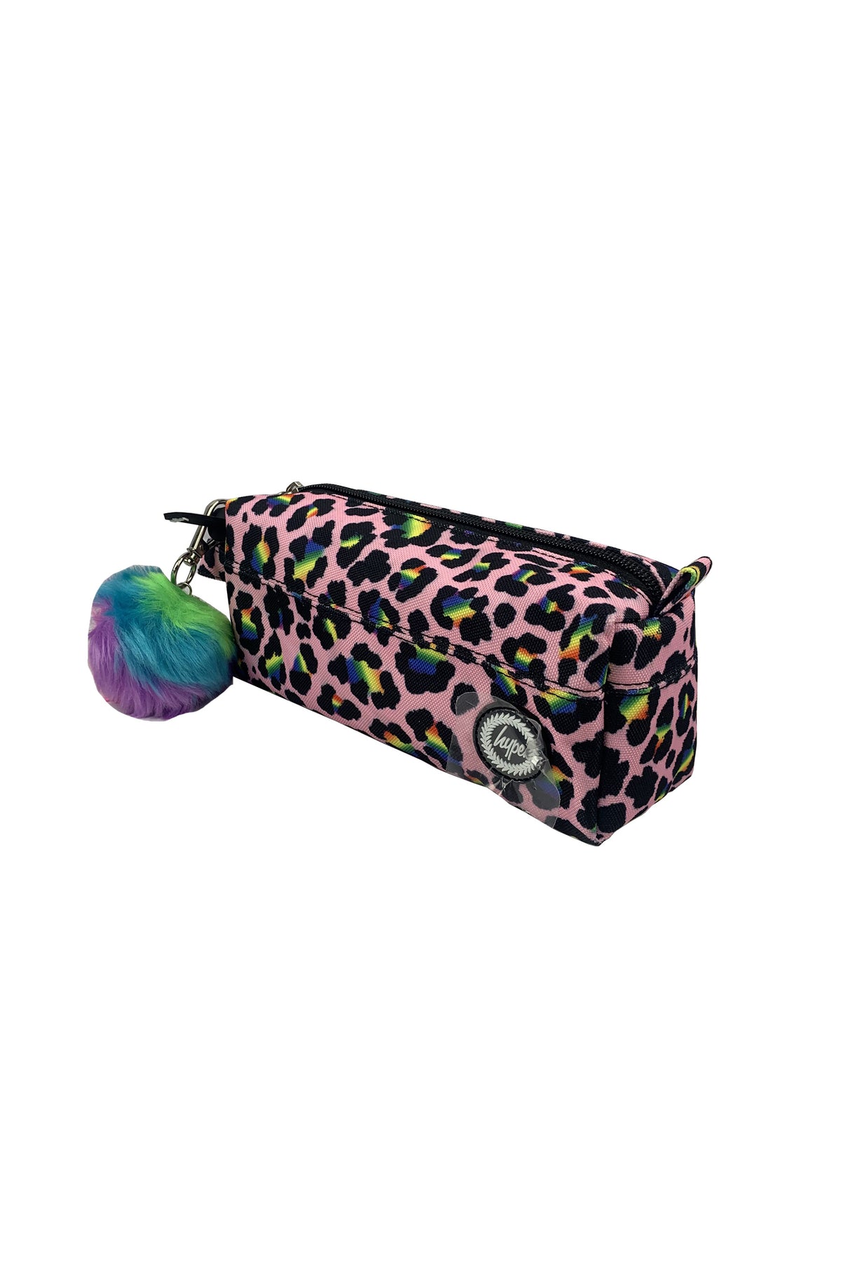 Pencil Case Classic Rainbow Leopard