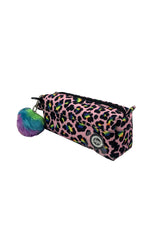 Pencil Case Classic Rainbow Leopard