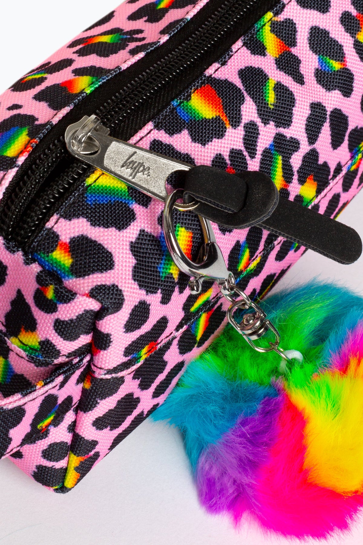Pencil Case Classic Rainbow Leopard
