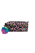 Pencil Case Classic Rainbow Leopard