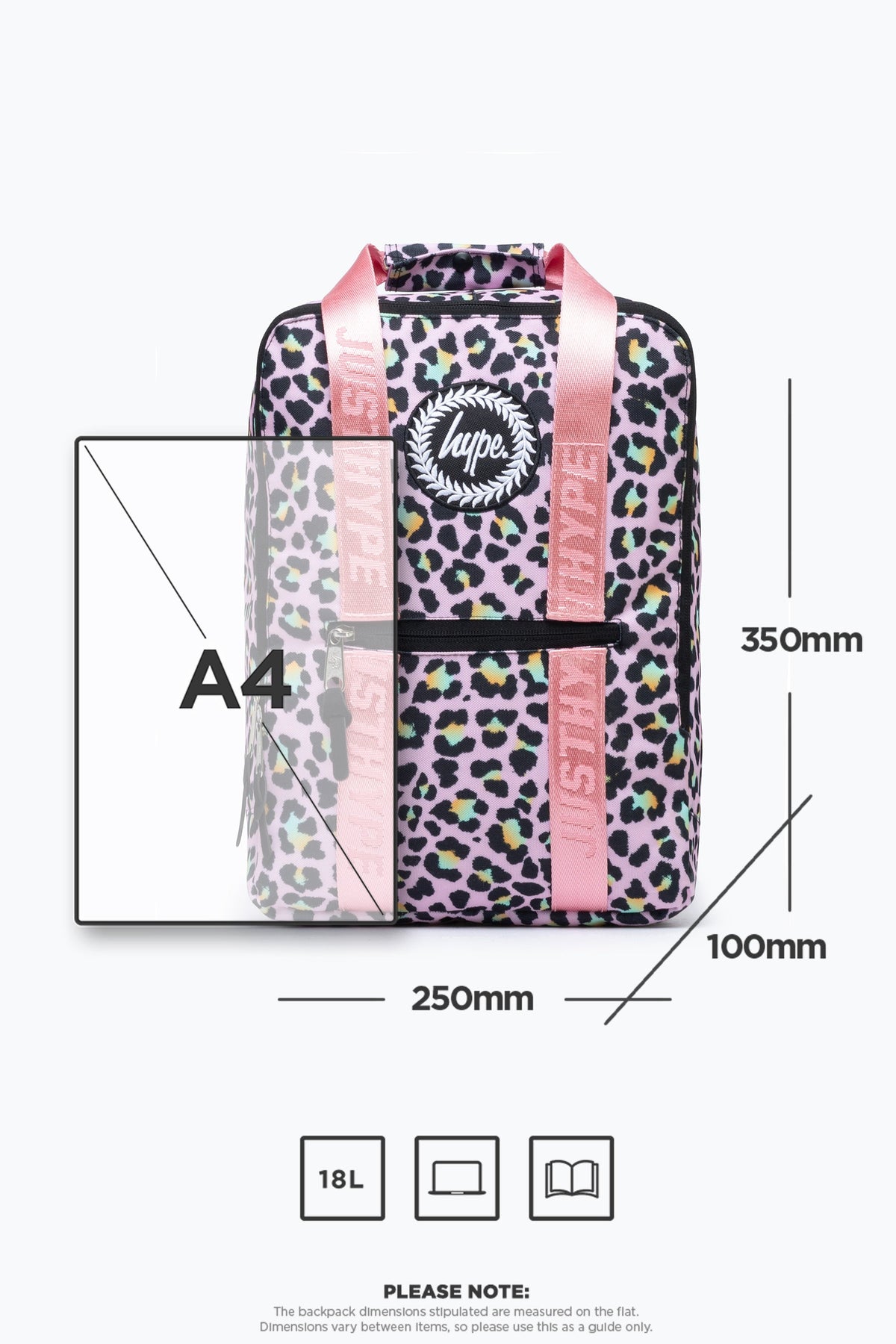 Backpack Boxy Disco Leopard