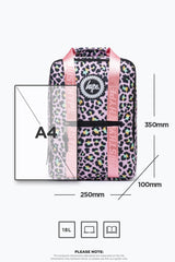 Backpack Boxy Disco Leopard