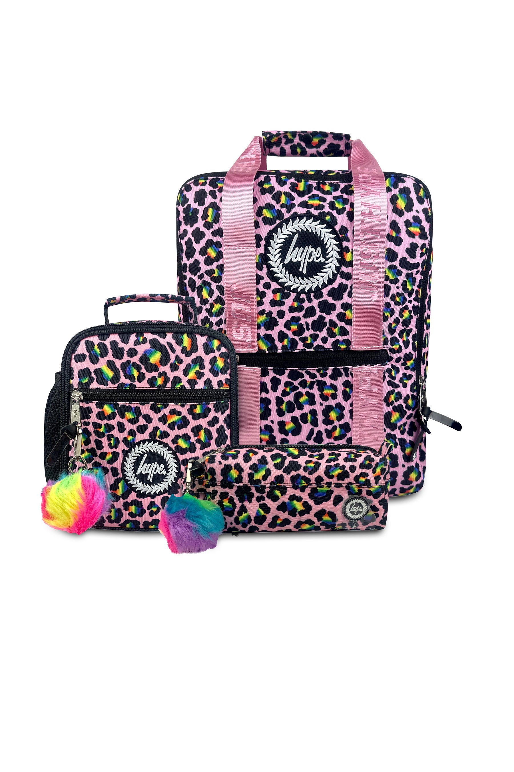 3-in-1 School Set - Boxy Disco Leopard