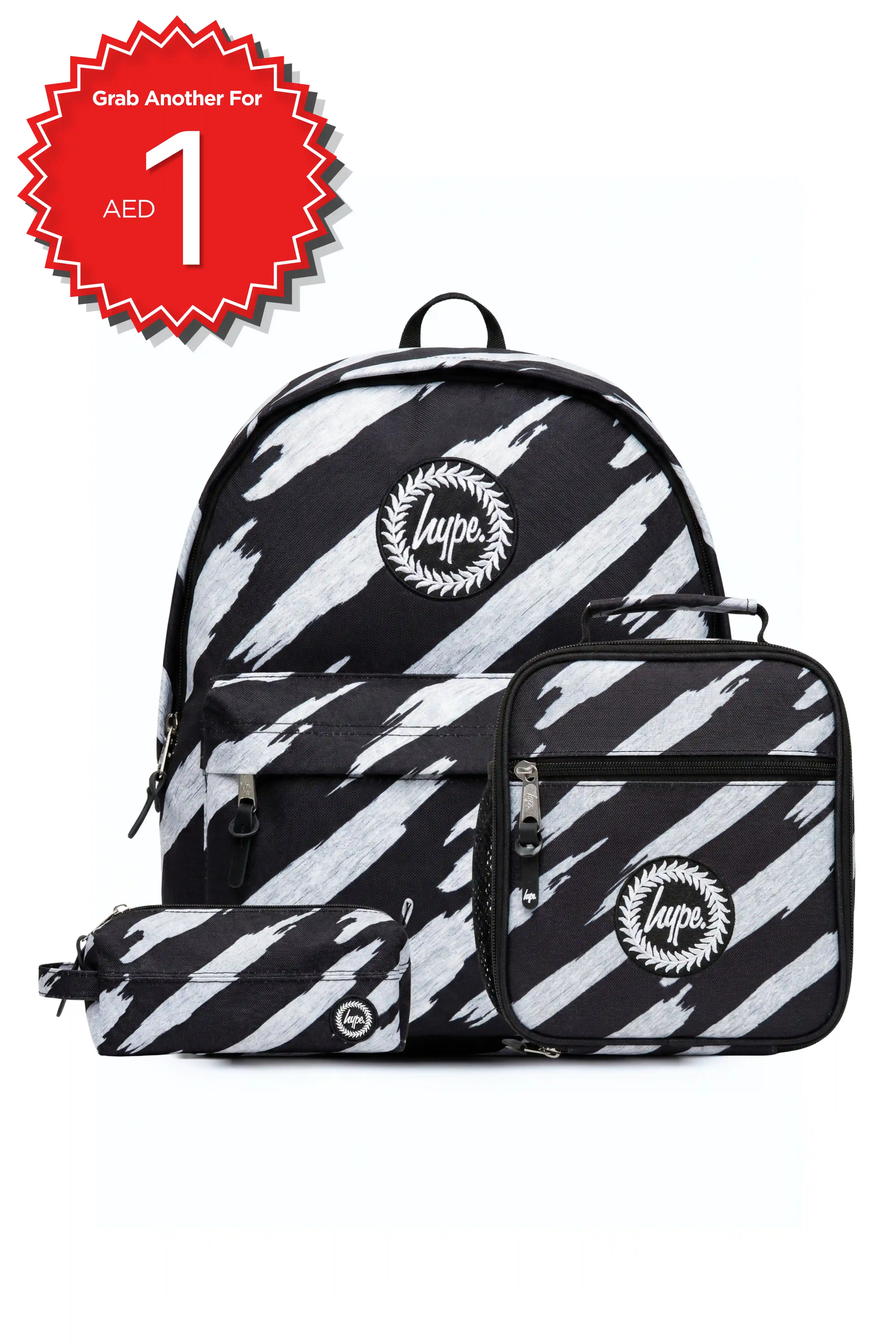 Backpack Iconic Set Of 3 Black Angles