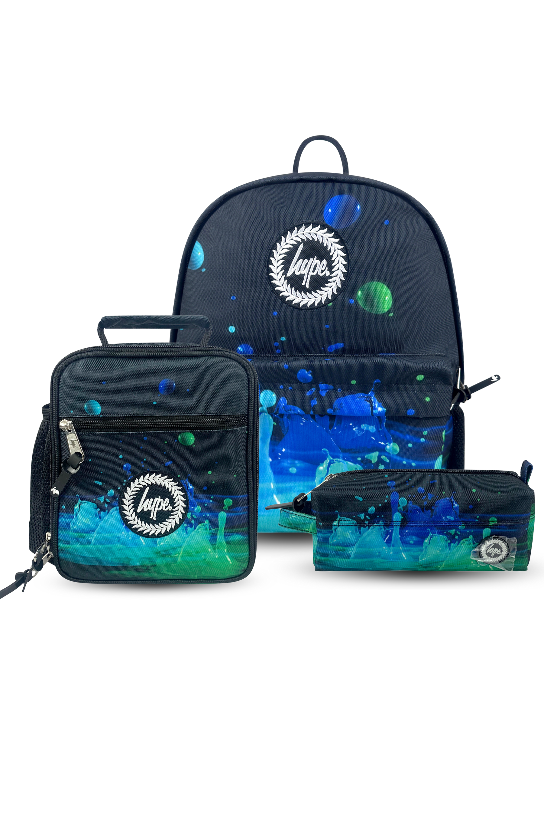 Black 3D Droplets School Bundle