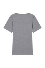 Hype Unisex Essence Grey T-Shirt — fabric quality and print detail close-up