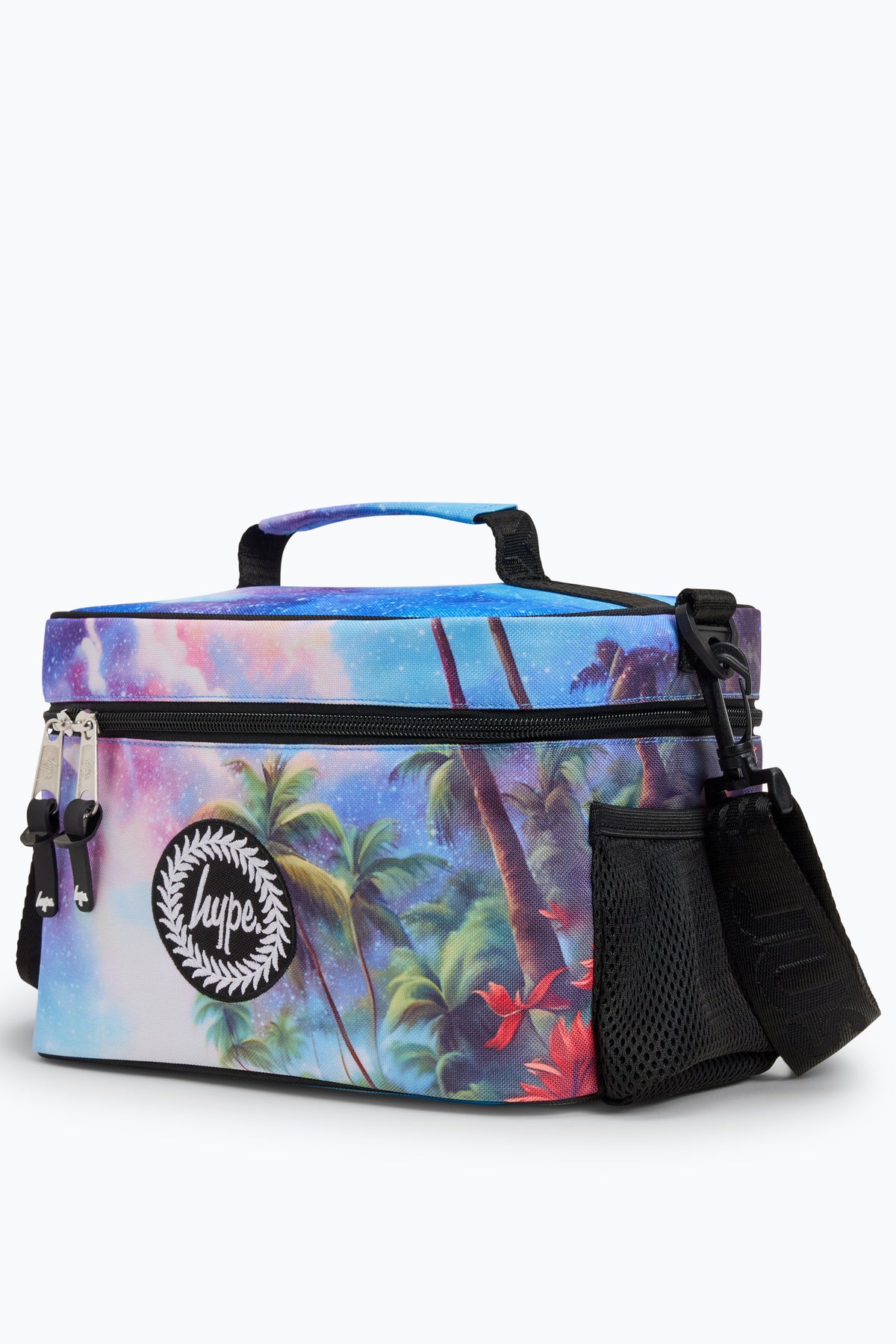 Hype Tropic Space insulated lunch bag front view — vibrant print and durable build