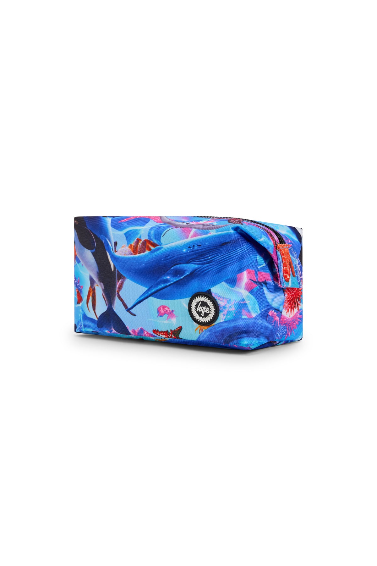Hype Sea Life pencil case front view — vibrant print and durable build