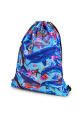 Hype Sea Life drawstring bag — close-up of logo and design details