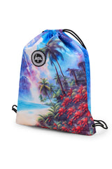 Hype Tropic Space drawstring bag lifestyle shot — school-ready and on-trend