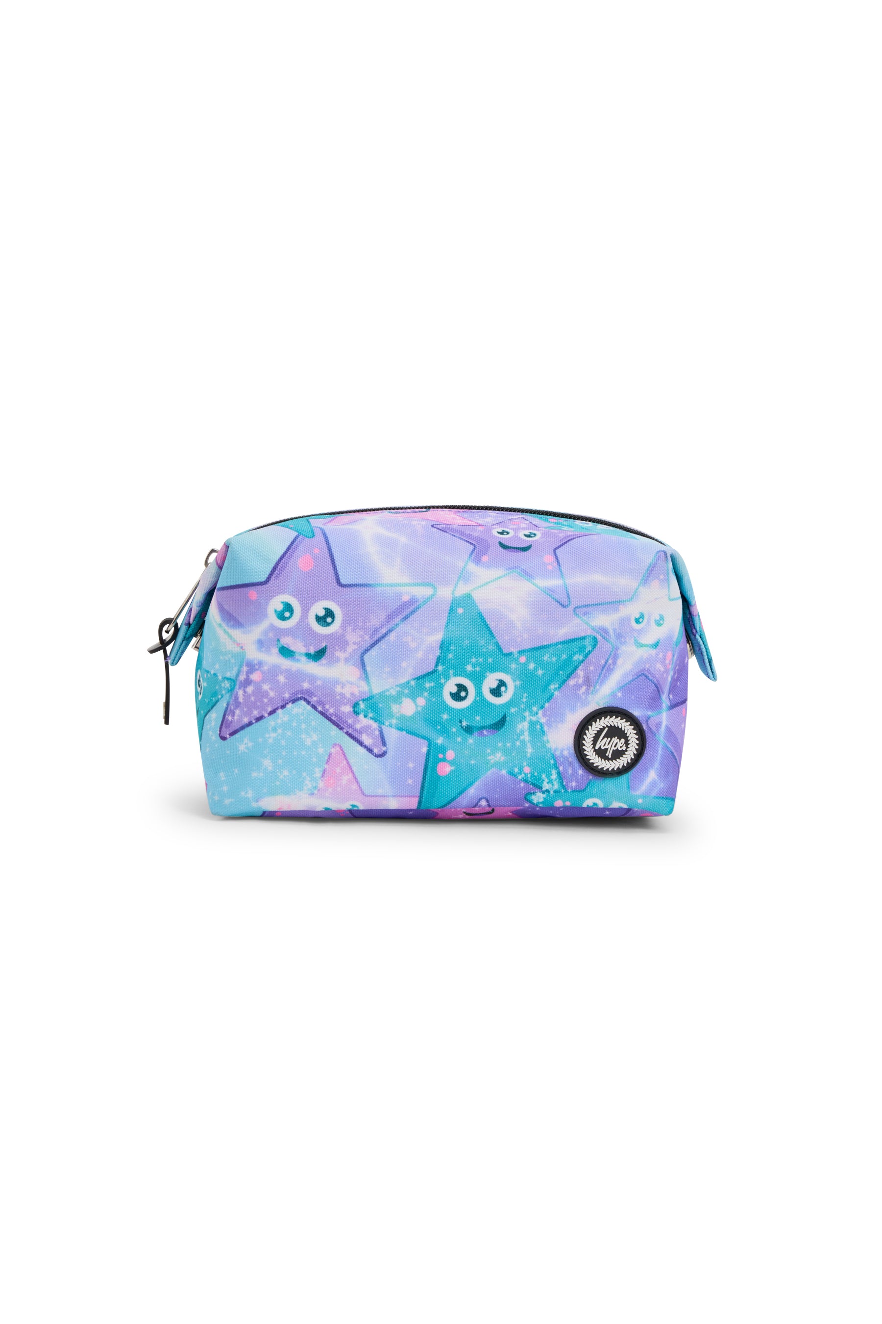 Pencil Case Large Purple & Green Starfish