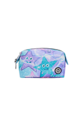 Pencil Case Large Purple & Green Starfish
