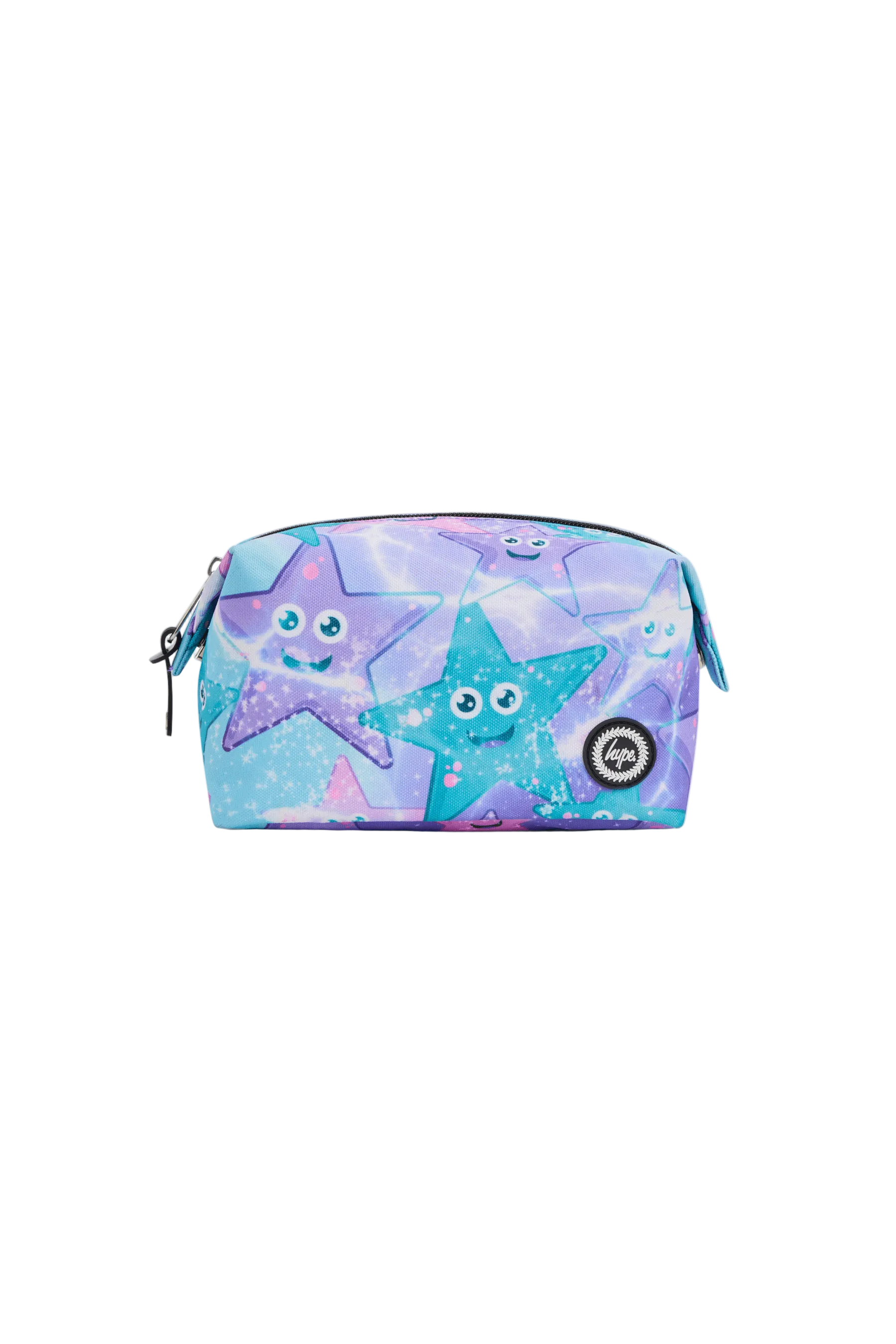 Pencil Case Large Purple & Green Starfish