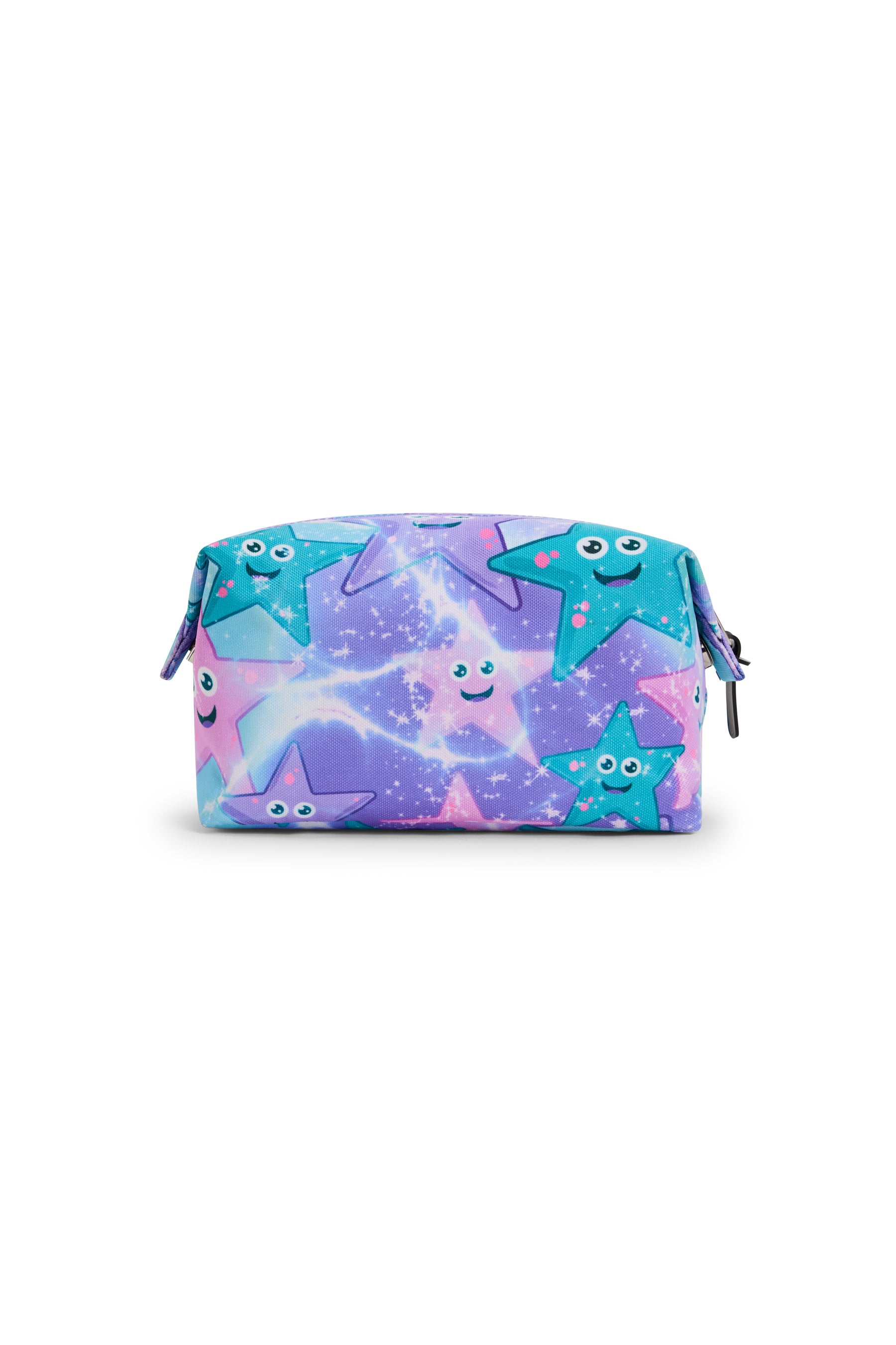 Hype Purple & Green Starfish pencil case — close-up of logo and design details