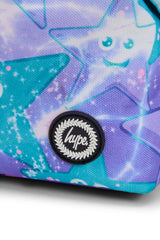 Hype Purple & Green Starfish pencil case — dimensions and size reference for school use
