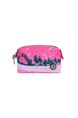 Pencil Case Large Pink Palms
