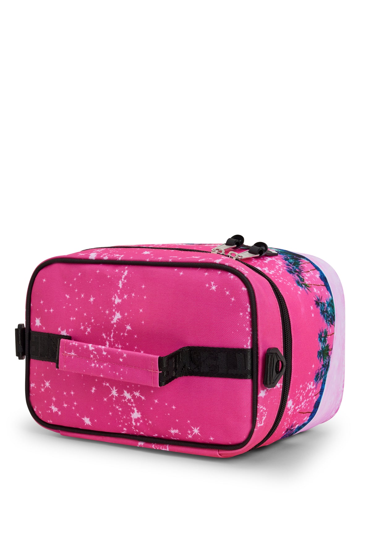 Hype Pink Palms insulated lunch bag — durable materials built for daily school life