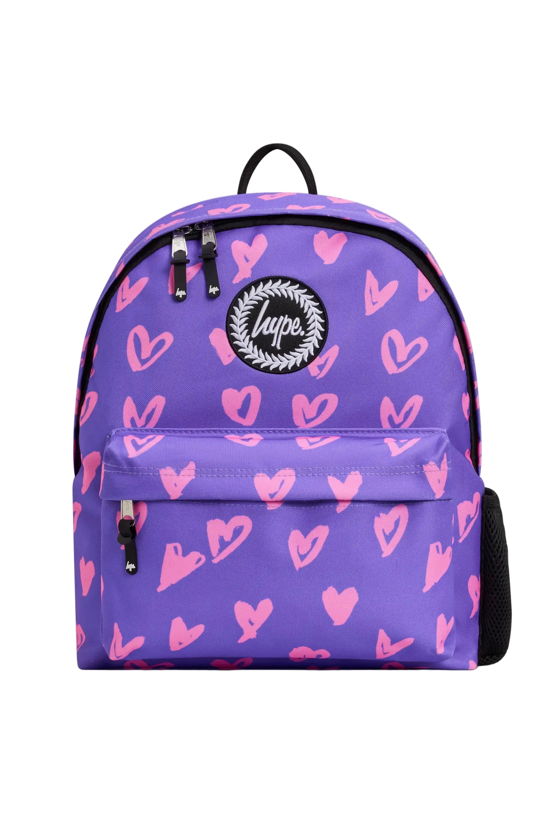 Backpack Iconic Purple & Pink Scribble Heart