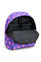Hype Purple & Pink Scribble Heart backpack — school essential with iconic Hype branding