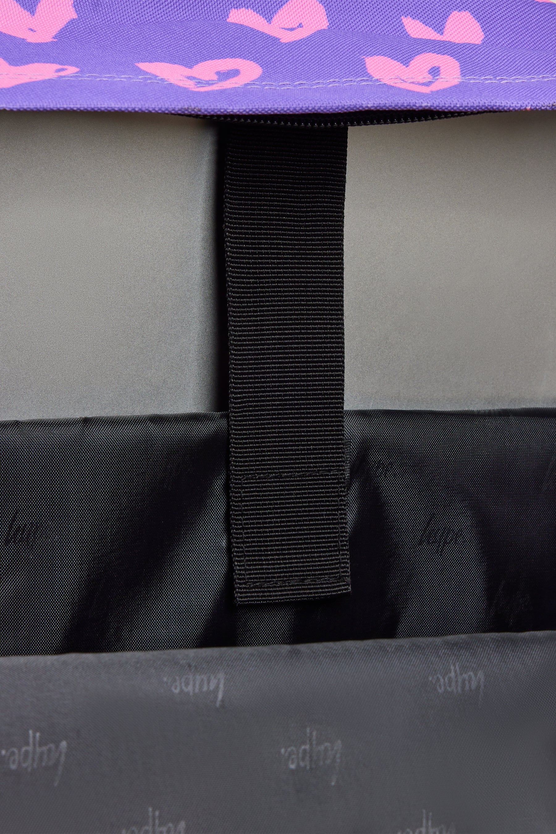 PURPLE / PINK SCRIBBLE HEART BACKPACK