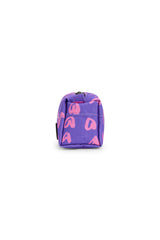 Hype Purple & Pink Scribble Heart pencil case open — spacious interior for school stationery