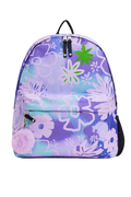 Backpack Iconic Purple Floral Doodle