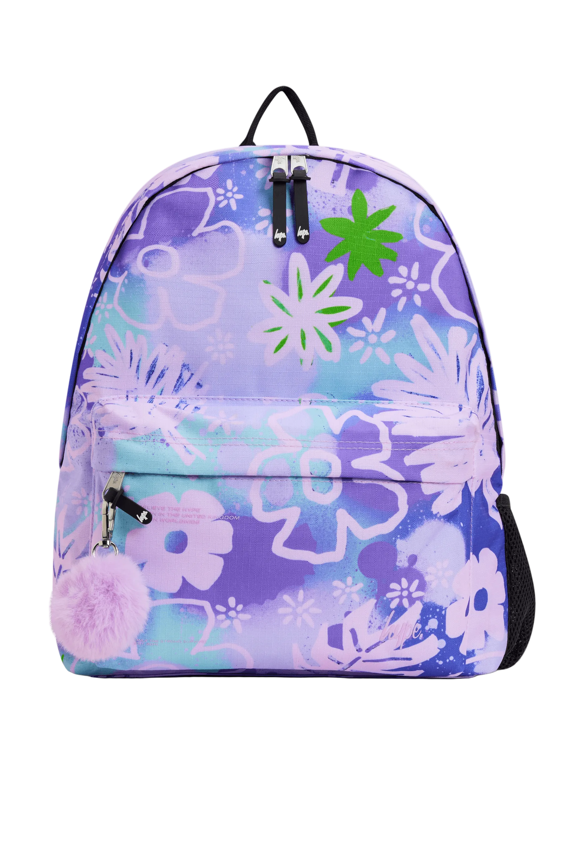 Backpack Iconic Purple Floral Doodle