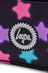 Hype Black Star Glow insulated lunch bag — dimensions and size reference for school use